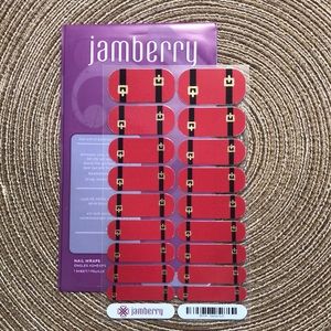Jamberry Nail Wraps Stickers Santa Suit Christmas